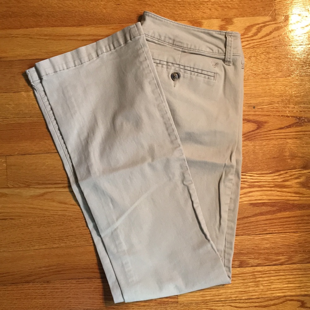 AE Khaki Bootcut Pants